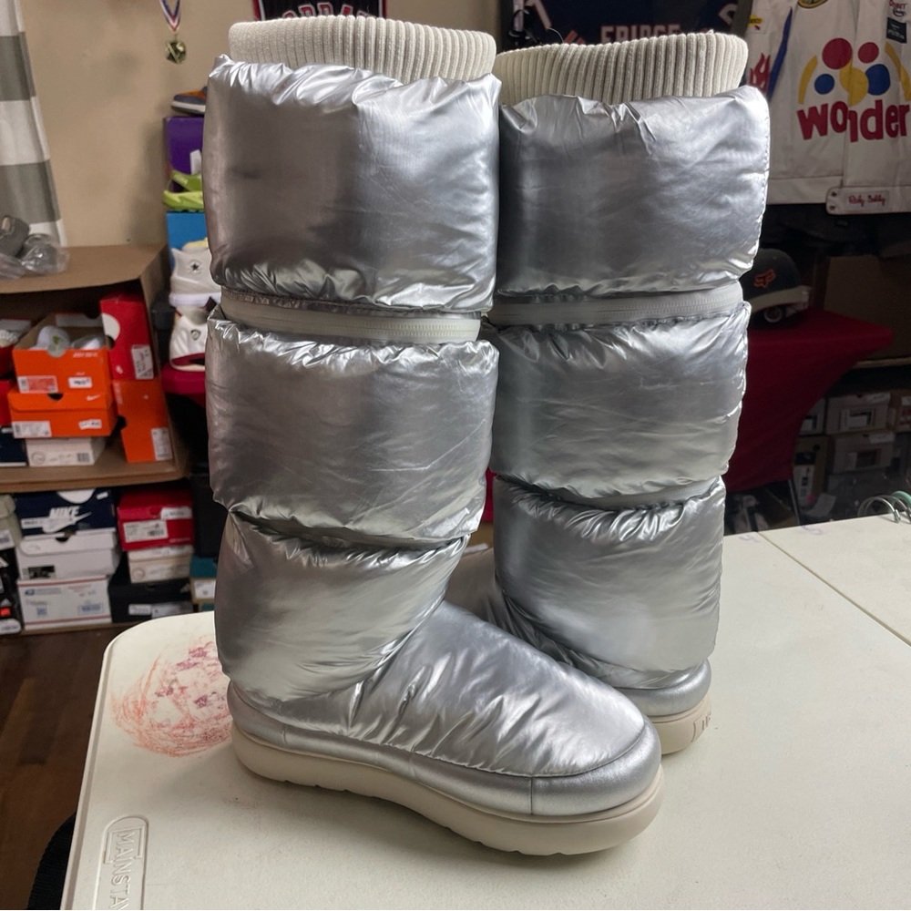 UGG convertible Silver Winter Boots
